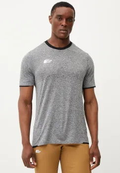 The North Face tricou sport Valday Tech culoarea gri, melanj, NF0A8BT8AAQ1 imagine
