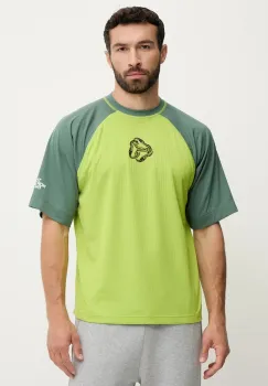 The North Face tricou TNF X NSE culoarea verde, cu imprimeu, NF0A8CTK9D81 imagine