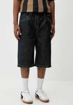 The Ragged Priest pantaloni scurti jeans culoarea bleumarin, RPSS252025DN imagine