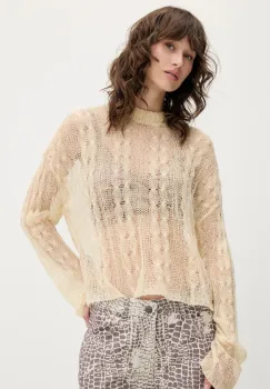The Ragged Priest pulover culoarea bej, light, RPSS251016KW imagine