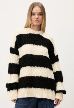 The Ragged Priest pulover din amestec de lana imagine