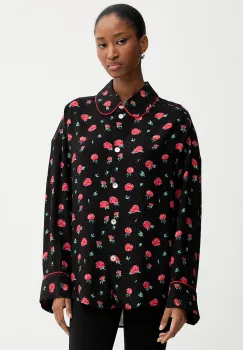 The Sleeper camasa culoarea negru, cu guler clasic, relaxed, PSSR03F021N imagine