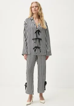 The Sleeper pijama femei, culoarea negru, satin, HC2436PhSS imagine