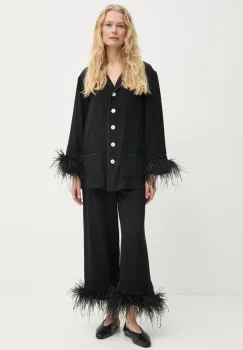 The Sleeper pijama femei, culoarea negru, SH2102P imagine