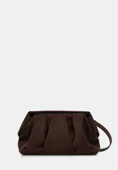 Themoire geanta de mana din piele intoarsa culoarea maro, TMFW25AFSUE109 imagine