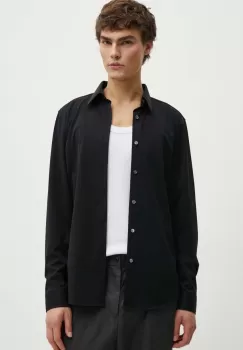 Theory camasa barbati, culoarea negru, cu guler clasic, regular, J0794505 imagine