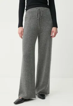 Theory pantaloni de trening de lana culoarea gri, uni, O1111739 imagine