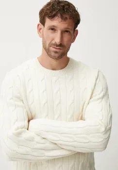 Theory pulover de lana barbati, culoarea bej, O0981705 imagine