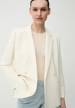 Theory sacou culoarea bej, oversize, uni, P0109115 imagine