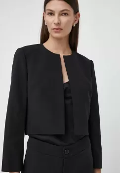Theory sacou culoarea negru, desfacut, neted imagine