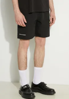 thisisneverthat pantaloni scurti Hiking Short barbati, culoarea negru, TN241WSOOS02 imagine