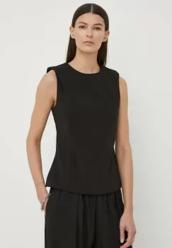 Tiger Of Sweden bluza femei, culoarea negru, neted imagine