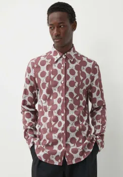 Tiger Of Sweden camasa din amestec de in Lowan cu guler clasic, regular, T72292003 imagine