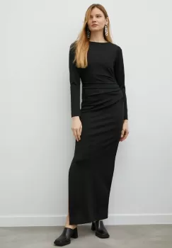 Tiger Of Sweden rochie culoarea negru, maxi, drept imagine