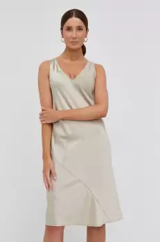 Tiger Of Sweden Rochie culoarea verde, mini, model drept imagine