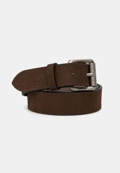Timberland curea de piele barbati, culoarea maro, TB0A2Q7W2421 imagine