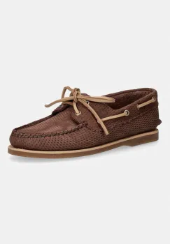 Timberland mocasini pentru barbati, din piele intoarsa Classic Boat Boat imagine