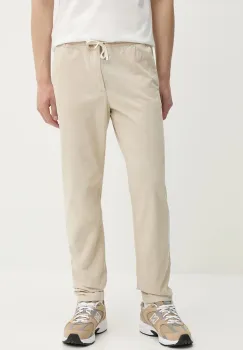 Timberland pantaloni de bumbac culoarea bej, mulata, TB0A2F6BEOH1 imagine