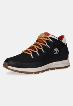 Timberland pantofi Sprint Trekker Mid Fab Waterproof culoarea negru, TB1A61QG0151 imagine