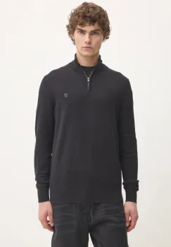 Timberland pulover de bumbac culoarea negru, light, cu turtleneck, TB0A2BMXX651 imagine