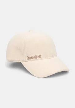Timberland sapca culoarea bej, neted, TB0A61M2EFL1 imagine