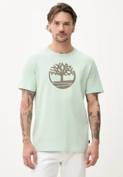 Timberland tricou din bumbac barbati, cu imprimeu, TB0A2C2RENE1 imagine