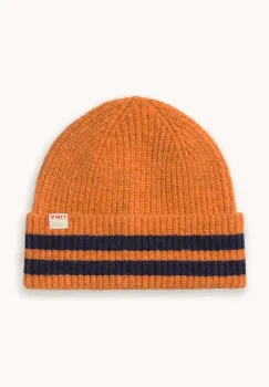 Tinycottons caciula STRIPES BEANIE culoarea portocaliu, AW25-110 imagine