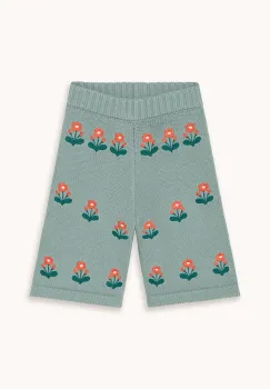 Tinycottons pantaloni bebe FLOWERS BABY KNITTED PANT AW25-104 imagine