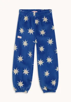 Tinycottons pantaloni de trening pentru copii STARS POLAR SWEATPANT culoarea bleumarin, cu imprimeu, AW25-573 imagine