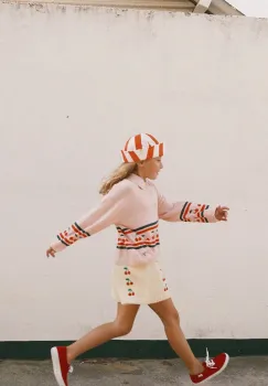 Tinycottons pulover de bumbac pentru copii CHERRIES SWEATER imagine