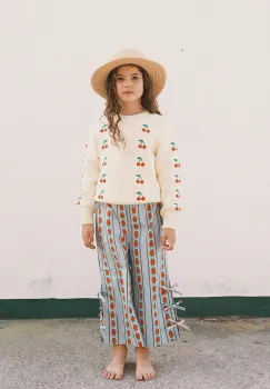 Tinycottons pulover de bumbac pentru copii MINI CHERRIES SWEATER imagine