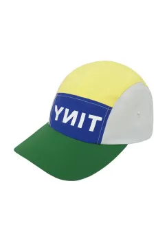 Tinycottons sapca de baseball pentru copii COLOR BLOCK CAP culoarea verde, cu imprimeu, SS25-423 imagine