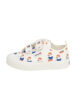 Tinycottons tenisi copii READERS SNEAKERS X SUPERGA culoarea bej, SS25-914 imagine