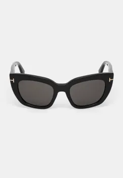 Tom Ford ochelari de soare Athena femei, culoarea negru, FT1190_5301A imagine