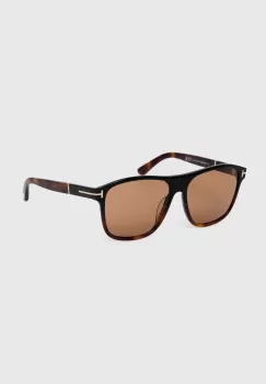 Tom Ford ochelari de soare barbati, culoarea maro, FT1081_5805E imagine