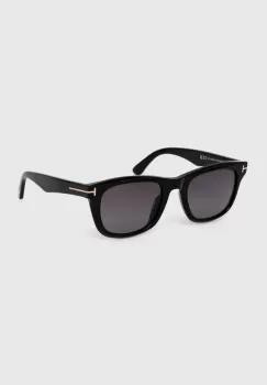 Tom Ford ochelari de soare barbati, culoarea negru, FT1076_5401B imagine