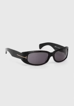 Tom Ford ochelari de soare culoarea negru, FT1064_5901A imagine
