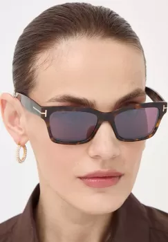 Tom Ford ochelari de soare femei, culoarea maro, FT1085_5452U imagine
