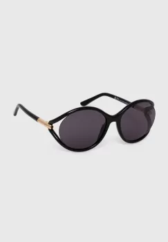 Tom Ford ochelari de soare femei, culoarea negru, FT1090_5901A imagine