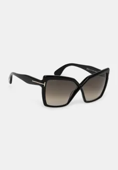 Tom Ford ochelari de soare femei, culoarea negru, FT1195_6301B imagine