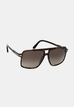 Tom Ford ochelari de soare Kemp culoarea maro, FT1177_5952B imagine