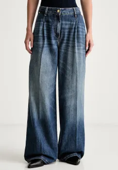 Tommy Hilfiger blugi wide leg pentru femei imagine