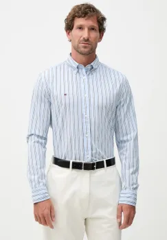 Tommy Hilfiger camasa barbateasca de bumbac imagine