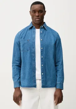 Tommy Hilfiger camasa din bumbac denim imagine