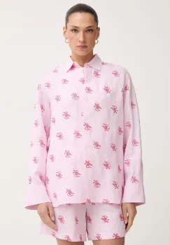 Tommy Hilfiger camasa pentru femei, cu SUMMER imagine
