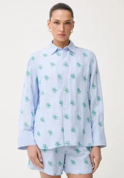 Tommy Hilfiger camasa pentru femei, cu SUMMER imagine