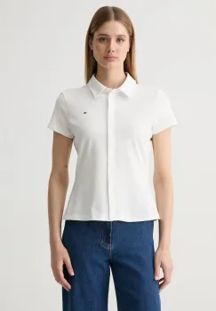 Tommy Hilfiger camasa pentru femei, din bumbac cu elastan imagine