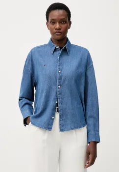 Tommy Hilfiger camasa pentru femei, din denim imagine