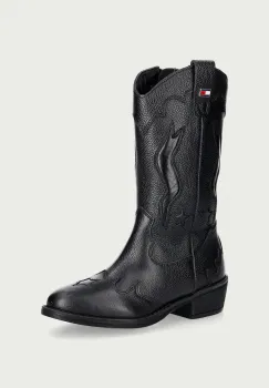 Tommy Hilfiger cizme cowboy pentru copii din piele imagine