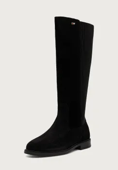 Tommy Hilfiger  cizme pentru femei din piele intoarsa ENAMEL FLAG SUEDE HIGH CHELSEA imagine